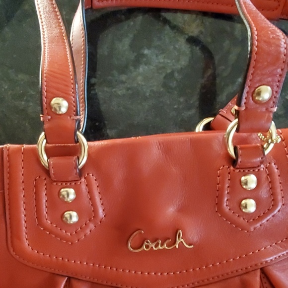 Coach Ashley Orange/Red Terracotta F19243 - Picture 2 of 6